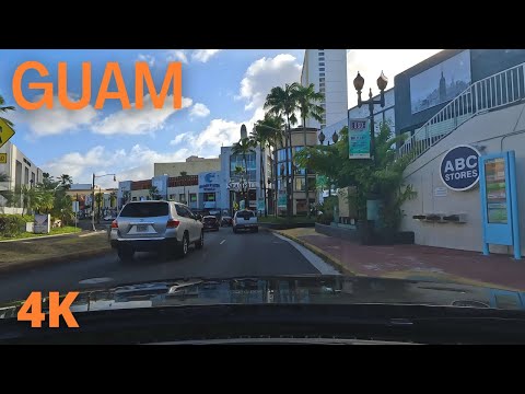🌴 Guam Driving [EP 01] / Aeroporto Internacional de Guam para Dusit Thani Guam Resort / Música Relaxante / 괌