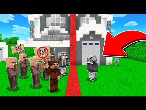 AİLEM EVİ ORTADAN İKİYE BÖLDÜ 😱 - Minecraft