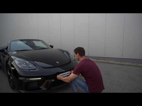 FRAMELESS Nummernschildhalterung Emotionvideo