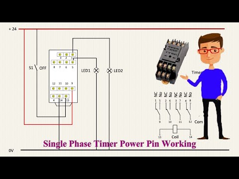 Single Phase Timer Power Pin Working | Timer | Earthbondhon
