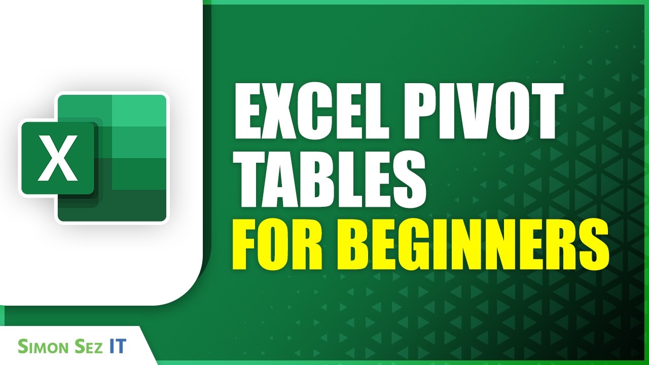 Pivot Tables Excel: Detailed Beginners Pivot Table Tutorial