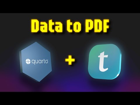 Quarto & Typst Are Fantastic for High-Quality PDF Reports