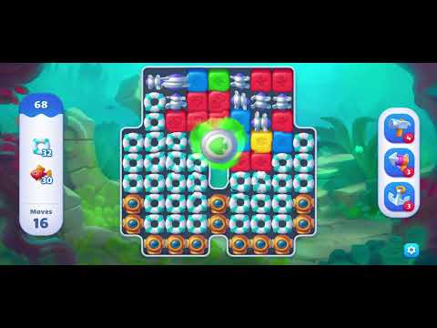 FISHDOM BLAST LEVEL 68 ~ No boosters