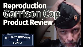 Reproduction Dress Green Garrison Cap Product Review - Comparison with Genuine U.S. Military Surplus