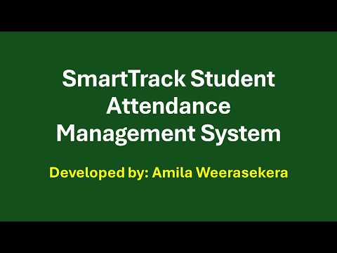 SmartTrack attendance management system