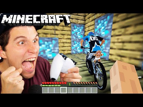 Minecraft durchspielen im FAHRRAD SIMULATOR