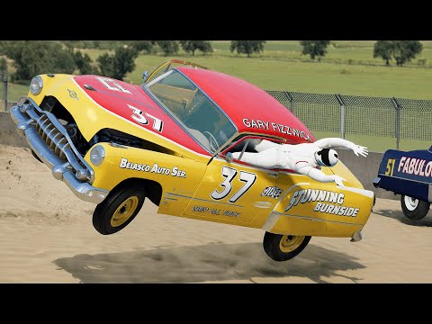 Satisfying Racing Rollover Crashes #58 | BeamNG Drive