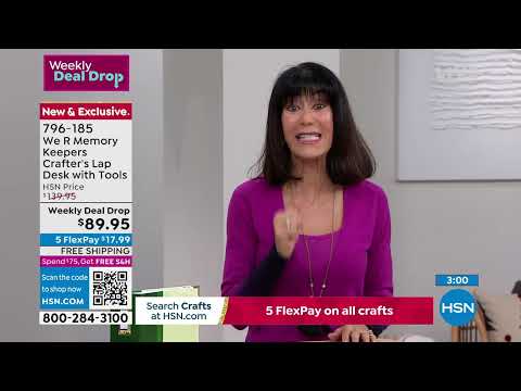 We R Memory Keepers Crafter's Lap Desk with Tools