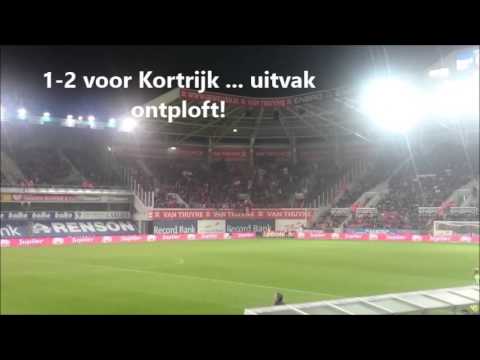Zulte Waregem - KV Kortrijk 2-2: amazing crowd!