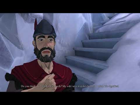 King's Quest ice guards talking backwards