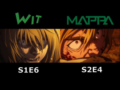 Mappa vs  Wit  -  Vinland Saga Thorfinn's Nightmare Scene