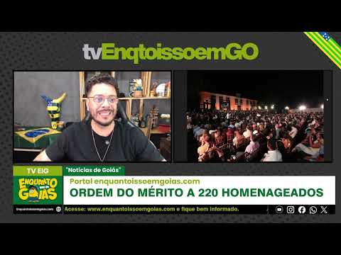 Notícia do dia 22/7 - Solenidade integra programação dos 299 anos da cidade de Goiás