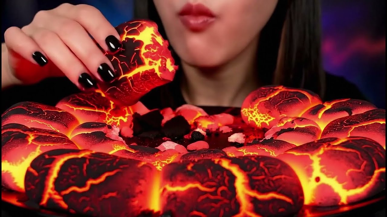 Lava Donuts VS Lava Marshmallows | Eating Lava Mukbang ASMR | Lava ASMR - inASMR