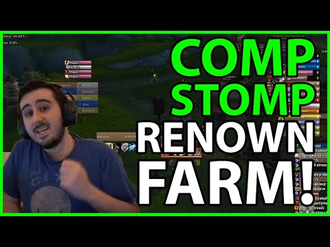 Farm Renown FAST this week with Comp Stomp!