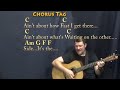 The Climb (Miley Cyrus) Strum Guitar Cover Lesson in C with Chords/Lyrics