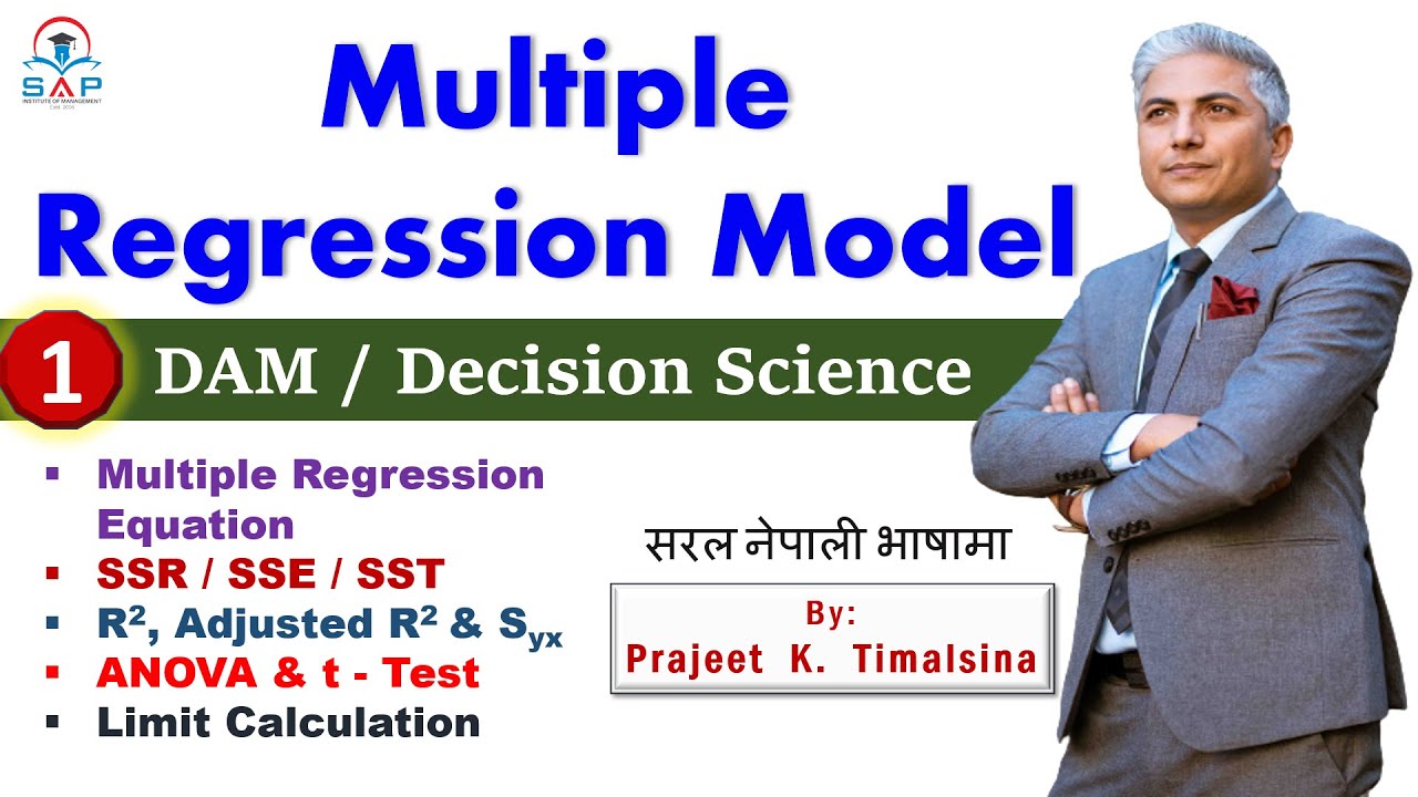 Multiple Regression Model Full Concept for Case Study