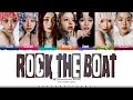 XG ROCK THE BOAT Lyrics 엑스지 ROCK THE BOAT 가사 Color Coded Eng ShadowByYoongi