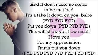 Justin Bieber feat. R. Kelly - PYD (with Lyrics)