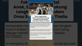 Sarwendah Dukung Langkah Hukum Ruben Onsu Soal Fitnah ke Thalia, Fokus Jaga Mental Anak