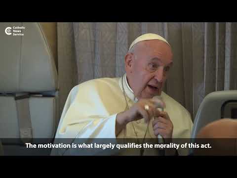 Pope: Countries have right to self-defense