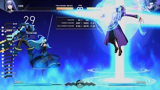 UNDER NIGHT IN-BIRTH II Sys:Celes Orie 5K damage Combo