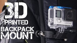 GoPro BackPack Strap Mount - 3D Printing Thursday