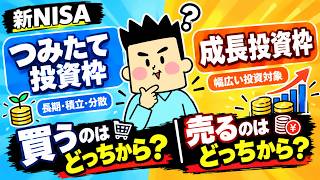 【新NISA】つみたて投資枠と成長投資枠、どっちが優先？