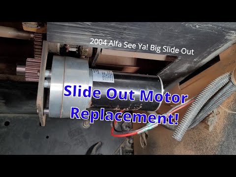 Slide Motor Replacement on a 2004 Alfa See Ya! - This Old Motorhome