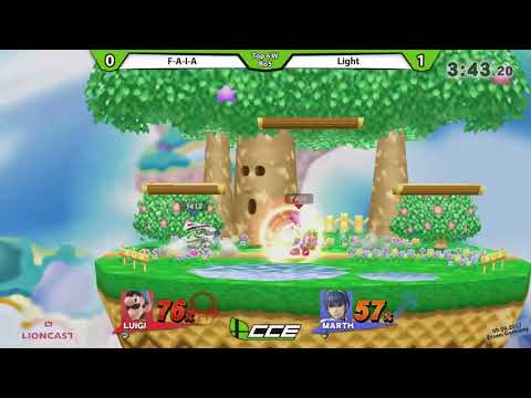 CCE Invitational - F-A-I-A (Luigi) vs Light (Marth) - Smash 4