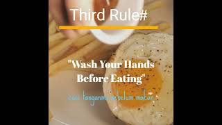 Download lagu Wash Your Hands Before Eating*||Cuci tangan Mu||Quotes||#shorts #quotes mp3