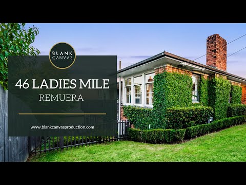 46 Ladies Mile, Remuera - Real Estate Videography | Blankcanvas