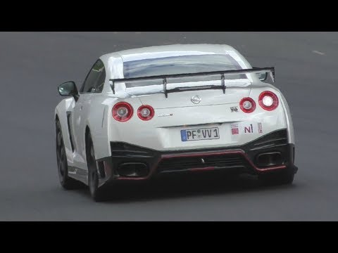 Nismo R35 GTR on the Nürburgring! Cornering HARD!
