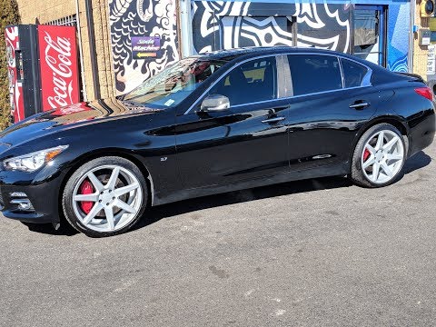 Akebono Big Brake Kit Installed- Infiniti Q50