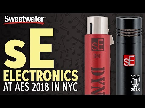Sweetwater at AES 2018: sE Electronics sE7 Condenser Mics & DM1 Inline Preamp