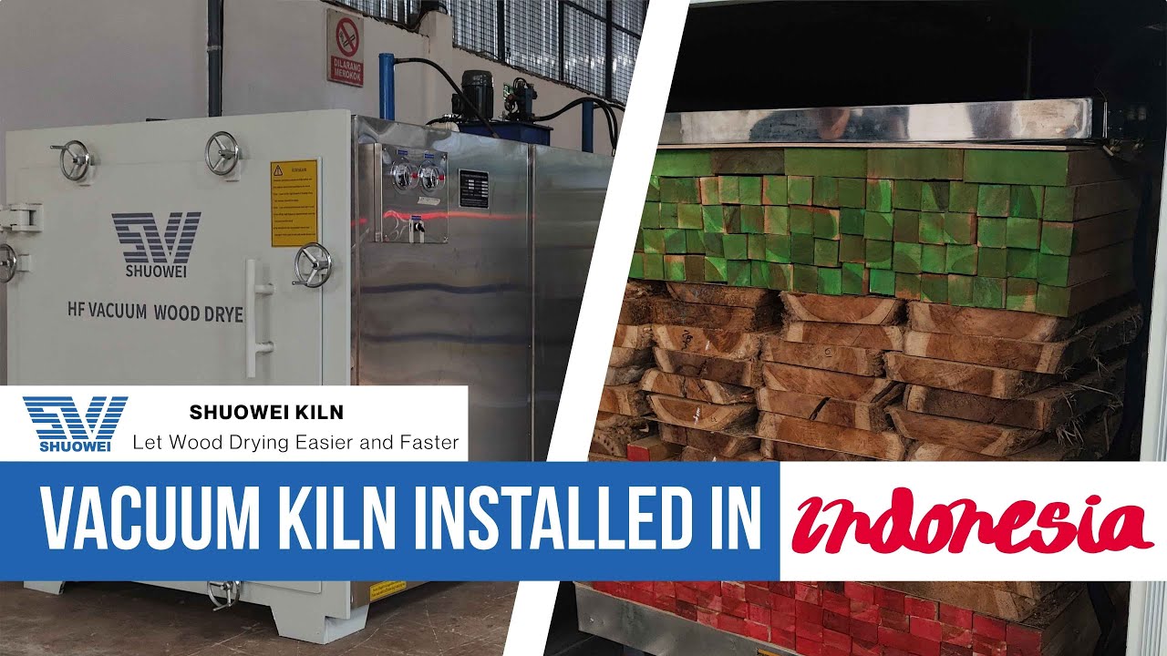Teak Wood Drying in Indonesia | HF Vacuum Kiln Dries 40–60mm Lumber to 6–9% MC in 10 Days