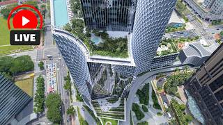 🔴 SINGAPORE LIVE 24/7  🌆 + Lofi Beats to Chill, Study & Relax live webcam