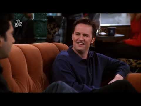 Friends - Ross and Joey date the same girl and Chandler knows it