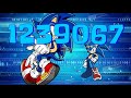 Numbers 0 To 2000000 Blue Digital Tones Edition