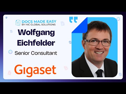 Gigaset - Customer Success Story (Wolfgang Eichfelder - Senior Consultant)