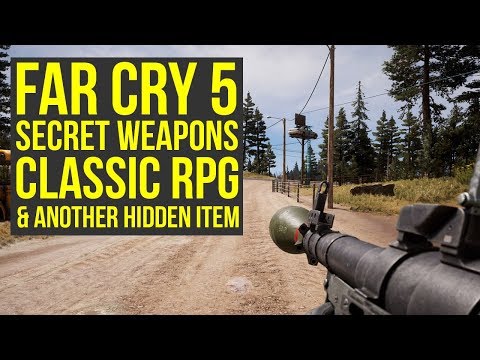 Far Cry 5 Secret Weapons CLASSIC RPG & Another Hidden Item! (Far Cry 5 Hidden Weapons - Farcry 5) Video