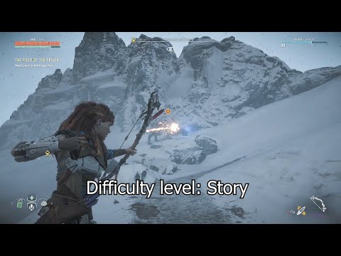Vs Sawtooth - Difficulty Level Comparison- Horizon Zero Dawn