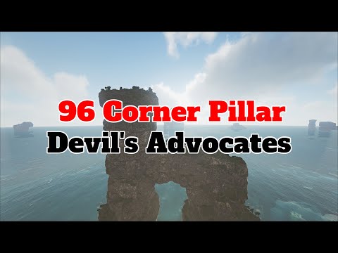 Ark Official Small Tribes | Cinematic Base Tour 96 Corner Pillar | Devil's Advocates
