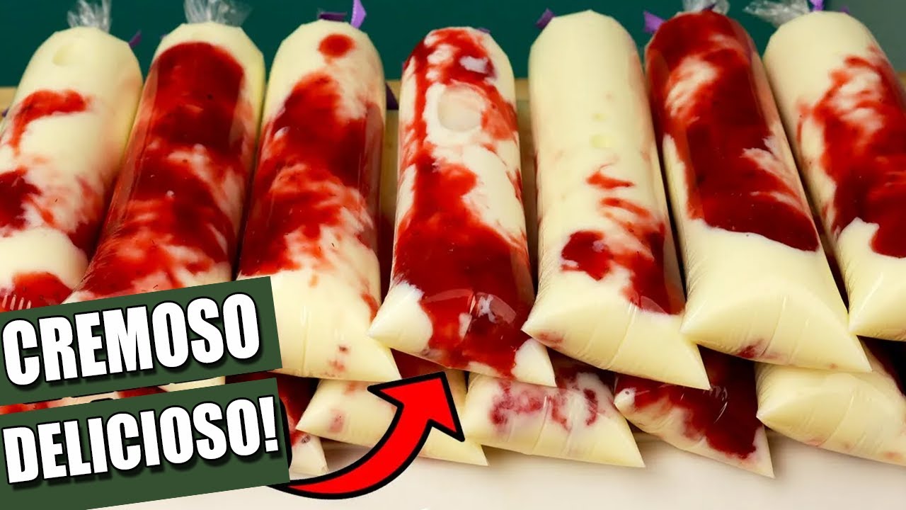 NÃO ACREDITEI COMO VENDEU RÁPIDO !! GELADINHO GOURMET NINHO COM MORANGO CREMOSO !