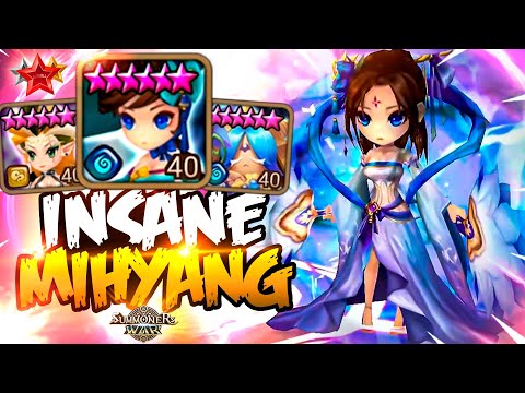 50000+ DMG MIHYANG SHOCKS Guardian Players - Summoners War
