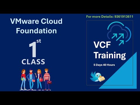 VMware Cloud Foundation Training 2025  | VCF Hands on Training   Class1  | Mob 9361913611
