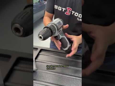 Parafusadeira e Furadeira de Impacto a Bateria 3/8 SGT-7102 Pro - SGT