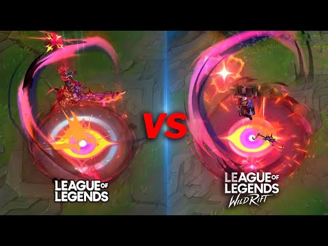 Soul Fighter Samira : Mobile VS PC | League Of Legends VS Wildrift