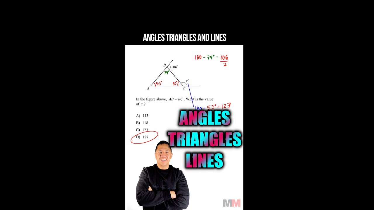 Angles Triangles and Lines SAT and ACT Math