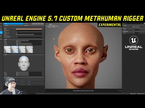 Unreal Engine 5.7 New Custom Metahuman Rigger