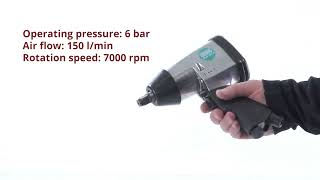 Air impact wrench 1/2" DGM DTW-3510